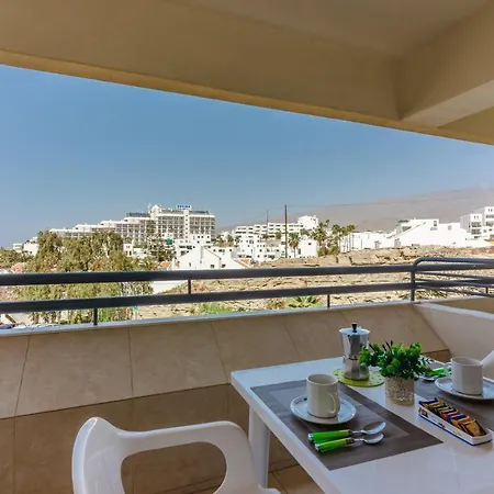 Cozy Studio Just Next Beach Ocenview Heatedpool Costa Adeje (Tenerife)